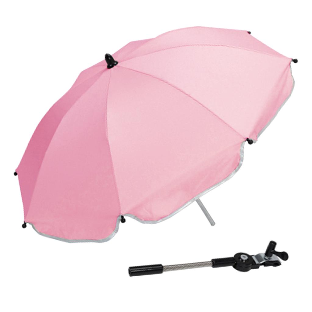 pink parasol for buggy