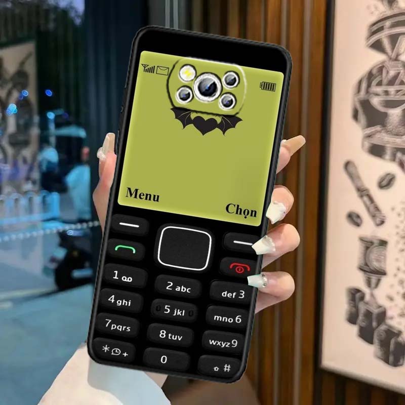 Luxury vintage phone pattern Phone Case For Xiaomi Mi Poco F3 F4 F5 F6 X3 X4 X5 X6 X7 M3 M4 M5 M6 M7 GT Pro 5G Black