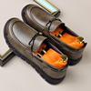 Men's new autumn trend versatile flat-bottomed non-slip one-pedal shoes Men's casual leather shoes