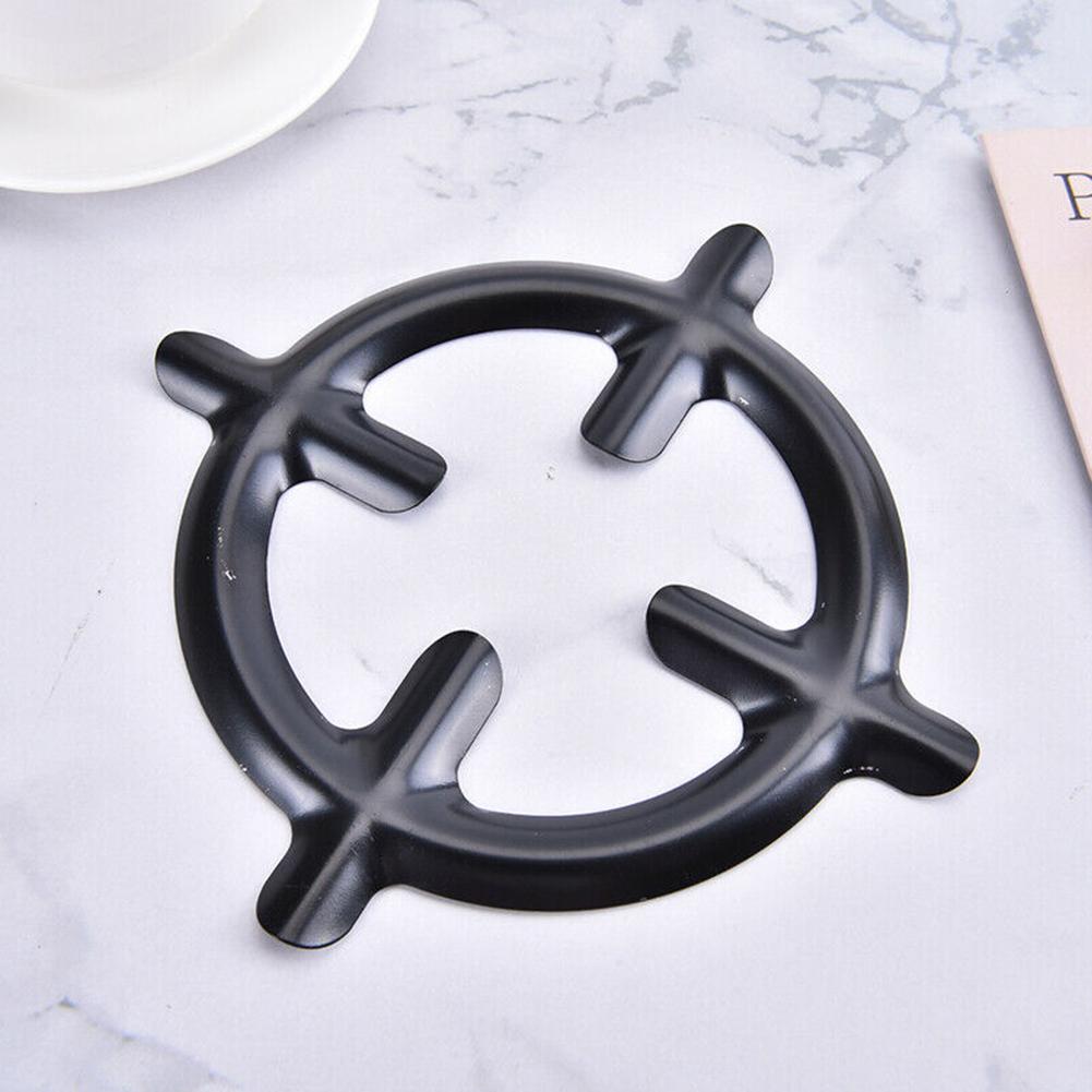 Moka Pot Shelf Regular Circle 16*12.5CM (Approx) Black Iron