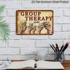 2D Flat 1pc Retro Wall Decor Vintage Beer Sign Aluminium Metal Group Relaxation Retro Wall Decor Suitable for Bars Cafes or Homes Cheers Bar