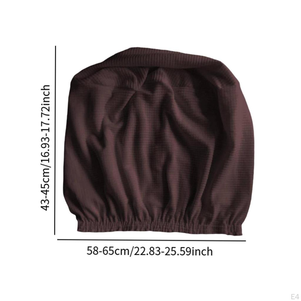 Ottoman Cover Foot Stool Stretch Slipcover for Footrest Ottomans Dia 23"- 25"