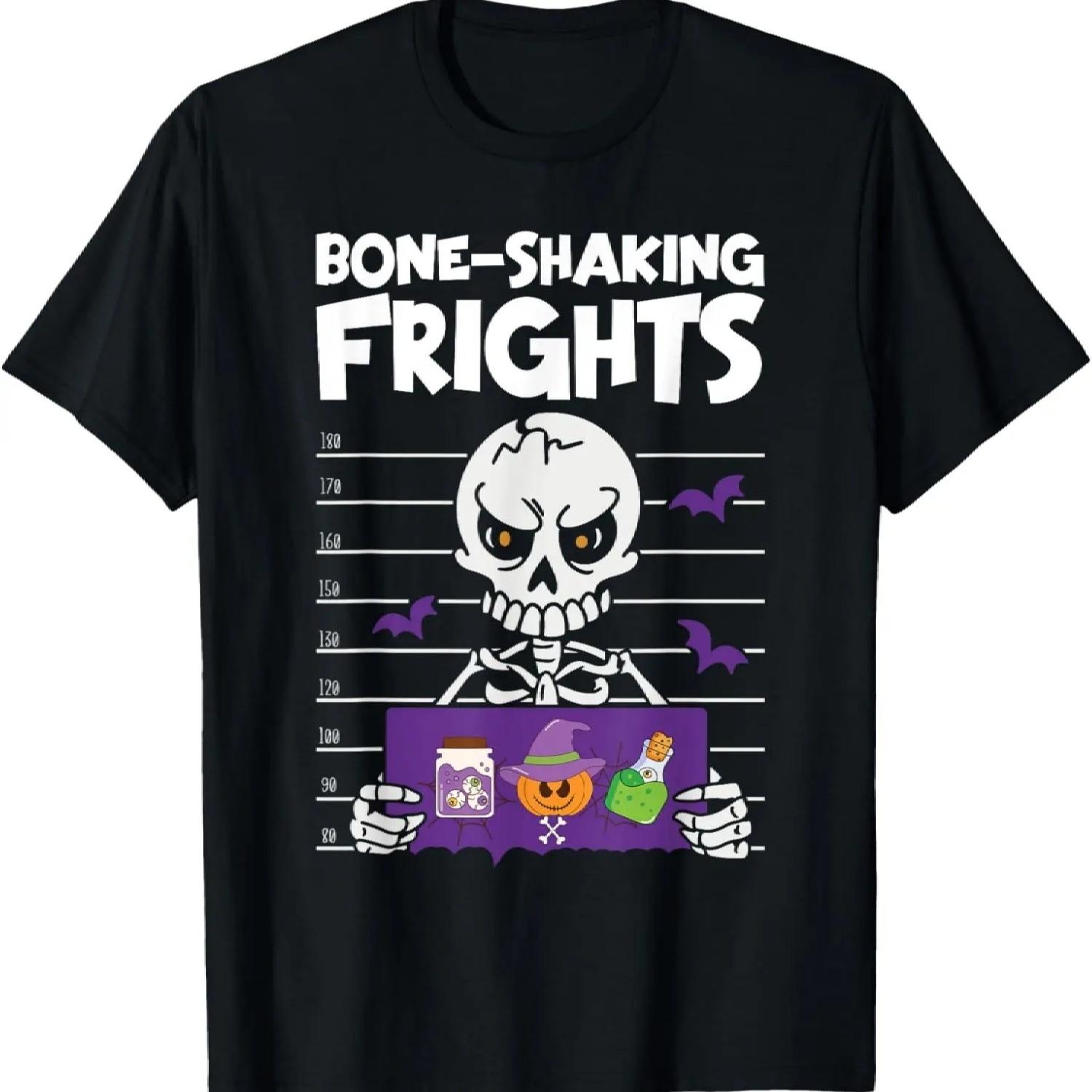 Потрясающая от страха Жуткий Скелет Футболка S