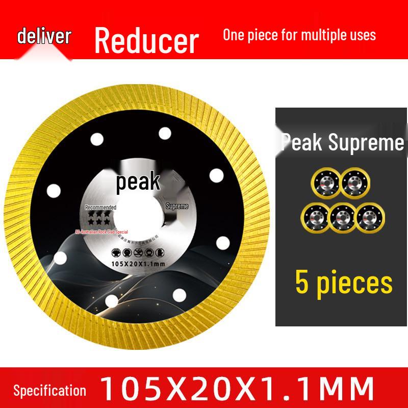 Ultra-Thin Tile Cutting Disc: Chip-Free Ceramic, Vitrified, Marble, Rock Slab Dry Saw Blade.