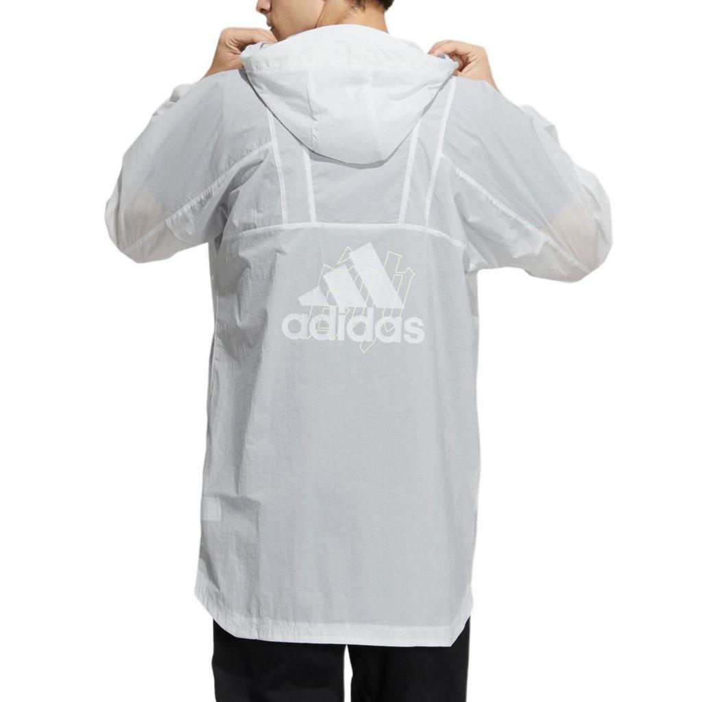 adidas PARKA WOVEN JACKET Jackets & Coats Unisex Dot Gray/White HE9925