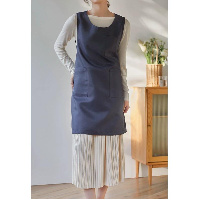 Neue Mode Küchenschürzen für Frau Mann Grill Restaurant Bar Geschäft Cafés Beauty Nägel Studios Uniform Koch Arbeitsschürze