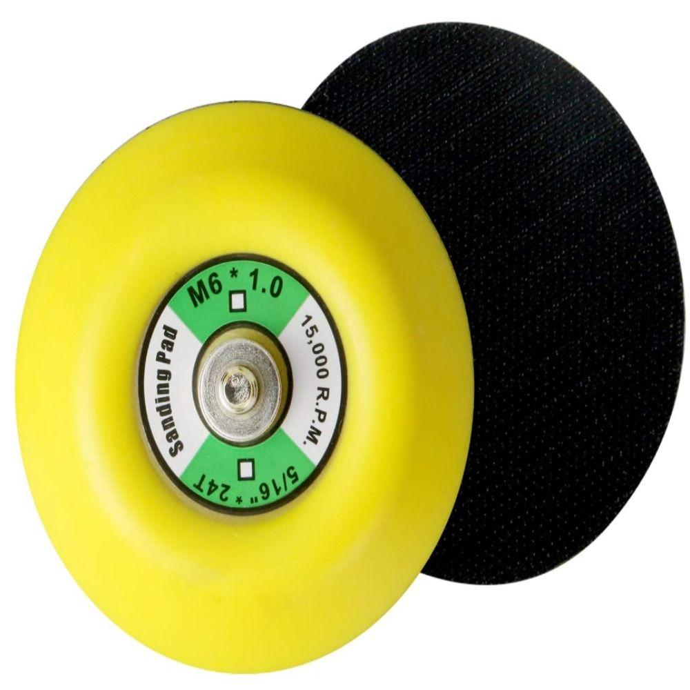 1pc M6 X 1.0 Thread Hook and Loop Pad Plate Polishing Backer Plate  for Dual Action Orbital Sanders