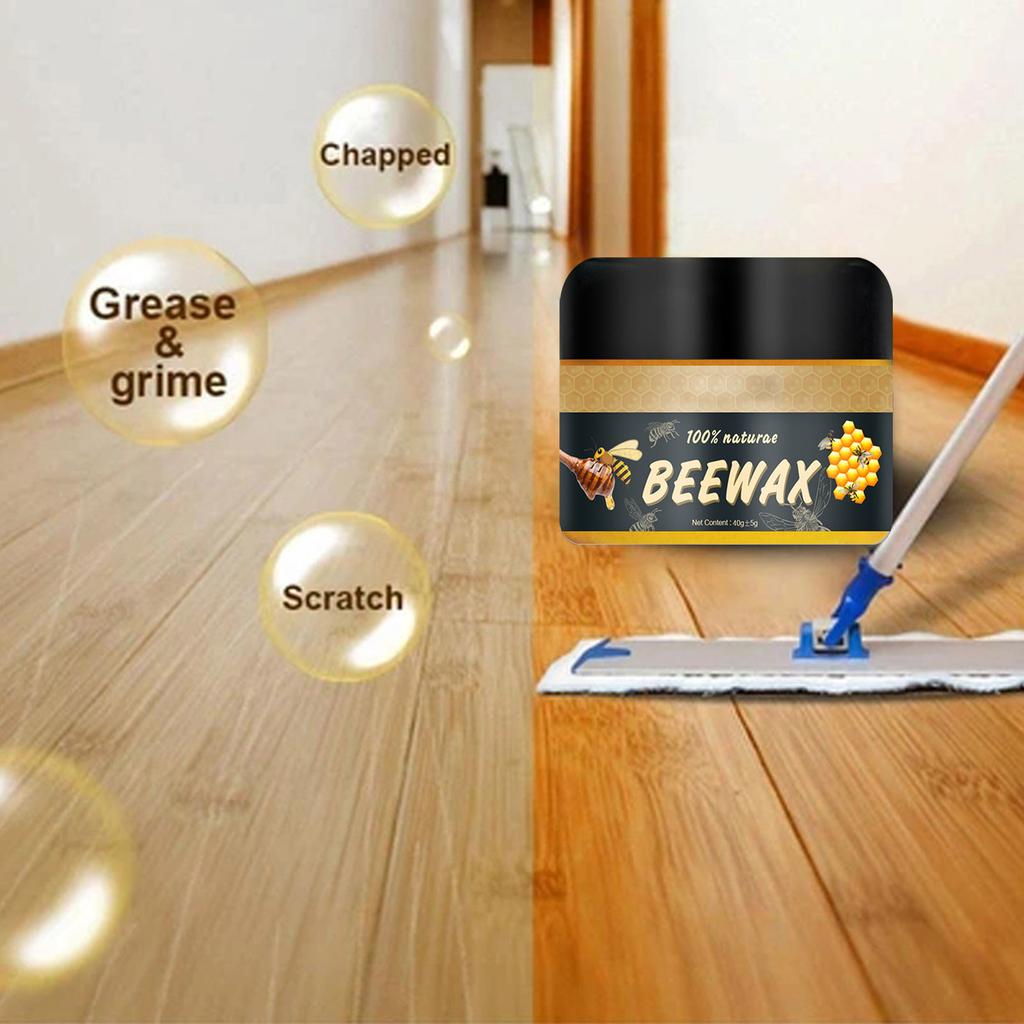 Dosenförmiger Holzmöbelreiniger Polierwachs Heim Möbelpflege Wasserdicht Polieren Bienenwachs Für Boden, Tisch, Stuhl, Schrank