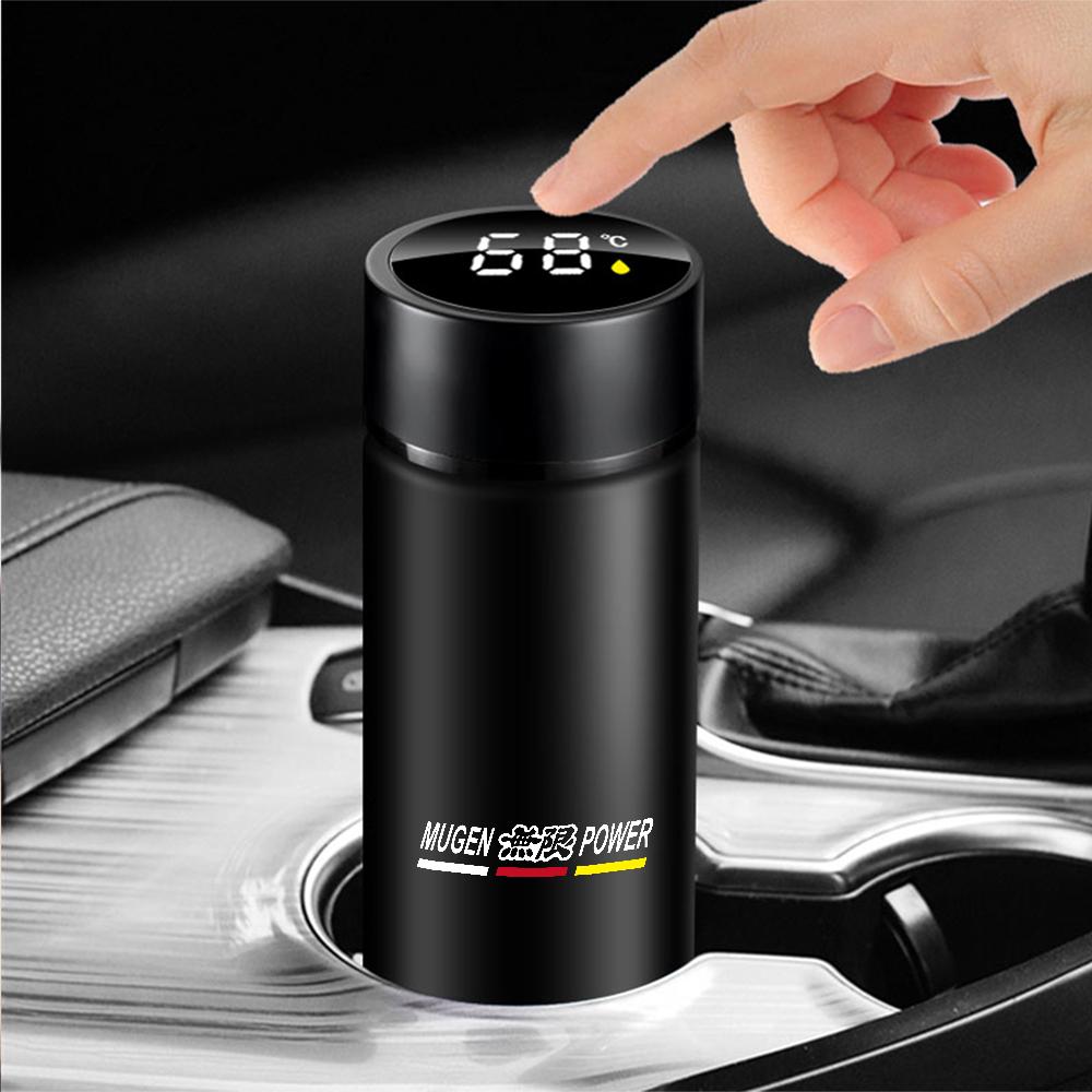 500ml Intelligent Temperature Display Leakproof Vacuum Flasks Coffee Cup For Honda Civer Accord Fit CR-V City Jazz Typer Odyssey CG3