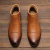 Chelsea Boots Men Comfortable Brand Fashion 2026 Boots Leather