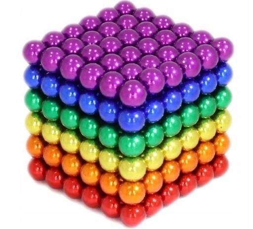 Kulki Magnetyczne Klocki Neocube 4Mm 8 Kolorowe