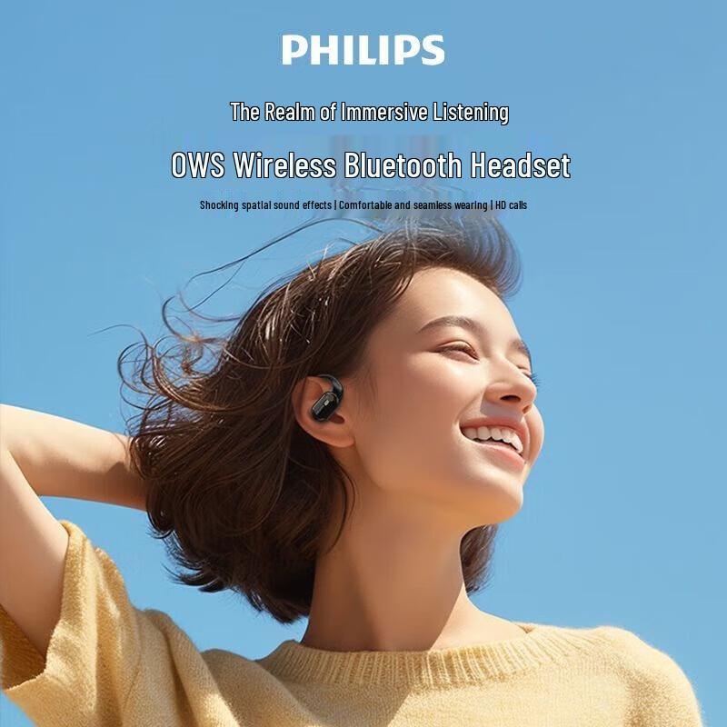 Philips TAT3759 Ear-Hook Bluetooth Sport Headphones