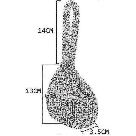 Triangle Rhinestone Ladiesparty Bag Wedding Handbag16*14.5*7cm/bl