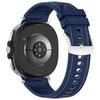 Flexible Silicone Watch Band Straps With Leather Accent For 40mm 44mm 46mm Models Comfortable Daily Wear Gym To Office