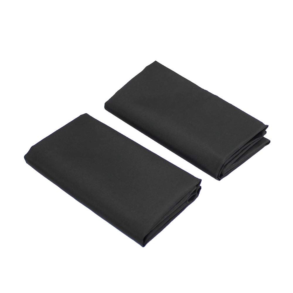 Tsuchiya Yac Car Interior Comfortable and Magnetic Long X Pack of 2 Easy-to-Use Curtains, Black, Medium, 19.9cm 18.9cm Wide, (LS-137)