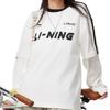 Li Ning Letter Loose Comfortable Casual Short Sleeve T-Shirt Unisex Tops White AHSU657-1(TEAM702-3.4.15)