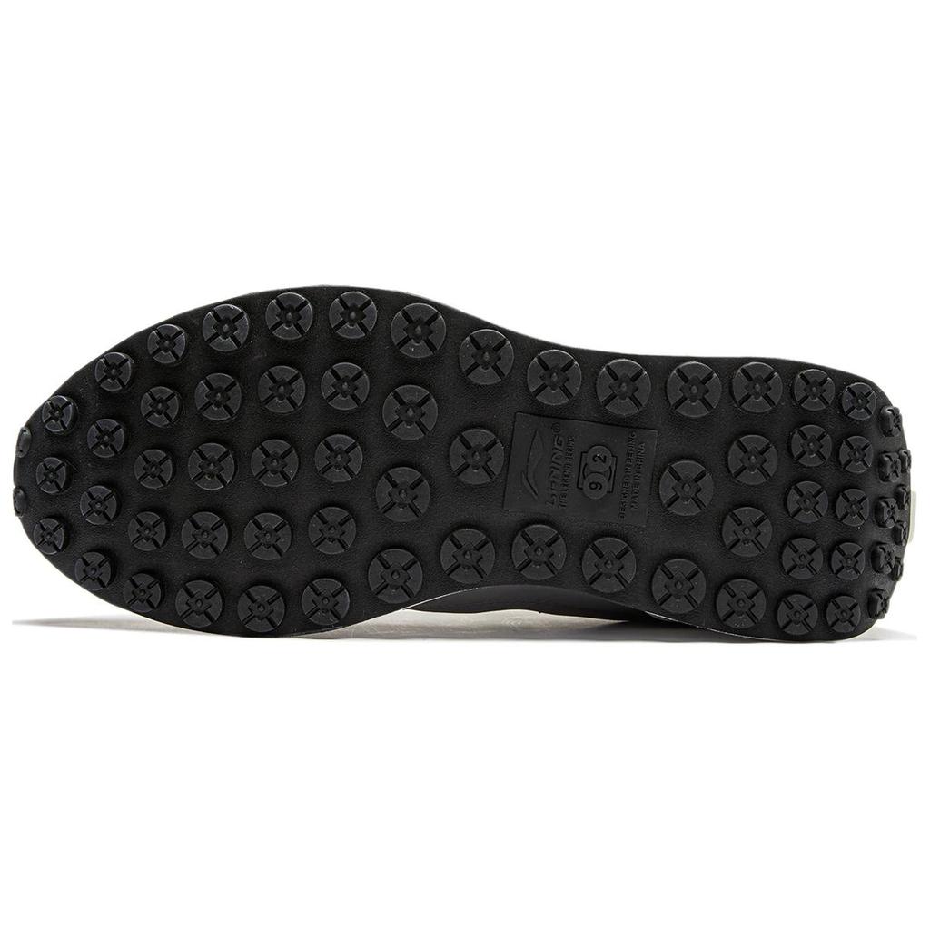 New LiNing 70s Heritage Cushioned Slip Resistant Low Top Casual Shoes Men's White Gray AGCU177-3