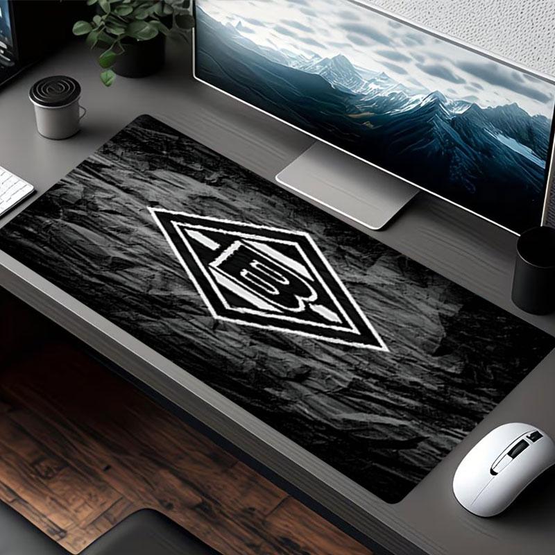 Borussia Mönchengladbach Print Mauspads, für Tastaturablage Laptop PC Matte für Büro Heimgebrauch, Schreibtischdekoration, Perfektes Geburtstagsgeschenk für Gamer