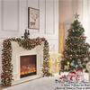 2 Pcs Garland, Artificial Rose Vine Flowers , Anniversary Wedding Birthday Christmas Wall Arch Decor  Wall Room Decor Aesthetic