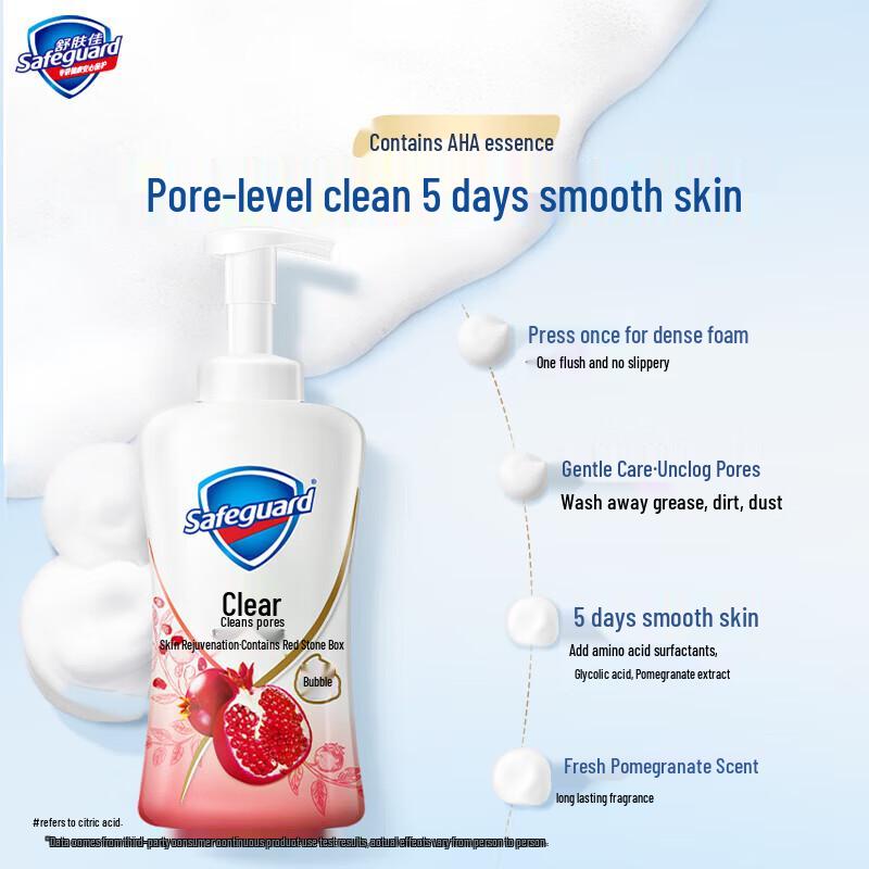 

Safeguard Red Pomegranate Foam Body Wash 500g