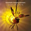 Solar Powered Bug Fairy Light Outdoor Metal Insect Lamp Hanging Flying Insect Lamp Waterproof For Backyard Balcony Garden Decor