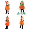 Super Cute Pumpkin Costume Set For Kids Perfect For Halloween Cosplay!