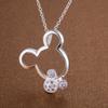New 925 Sterling Silver Necklace Pendant AAA Zircon For Women Exquisite Student Girlfriend Jewelry Accessories Wedding Gift