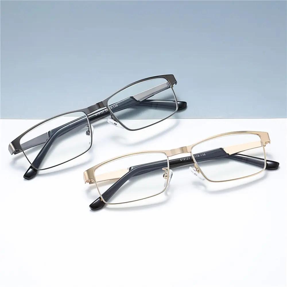 Stainless Steel Business Reading Glasses For Men, Presbyte Optical Glasses For Reader, + 1.0, 2.0, 3.0, 4.0