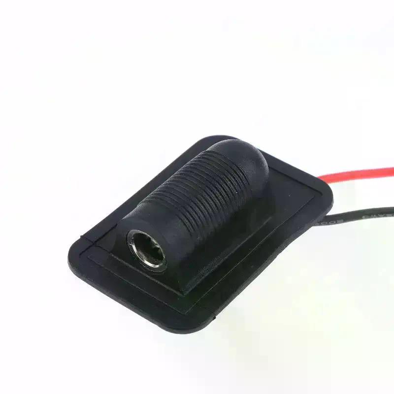 5.5x2.1mm With Cable Wired DC Power Female DC Power Female Socket High Current All Female Power Plug Connector