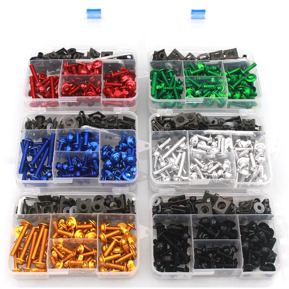 Motorcycle Fairing Bolts Kit Bodywork Screws Nut Accessories For Yamaha yzf r6 r3 r1 r15 v3 r25 y15zr fz6 fz1 xj6 fz8 fz16