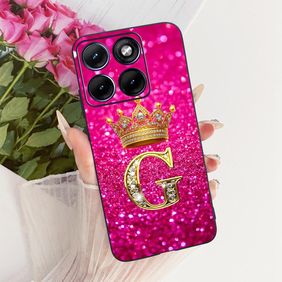 For Motorola Edge 70 Fusion 2026 Case XT2605-1 XT2605-2 Luxury Crown Letters Soft Silicone Cover For Moto Edge 70 Fusion+ Bumper