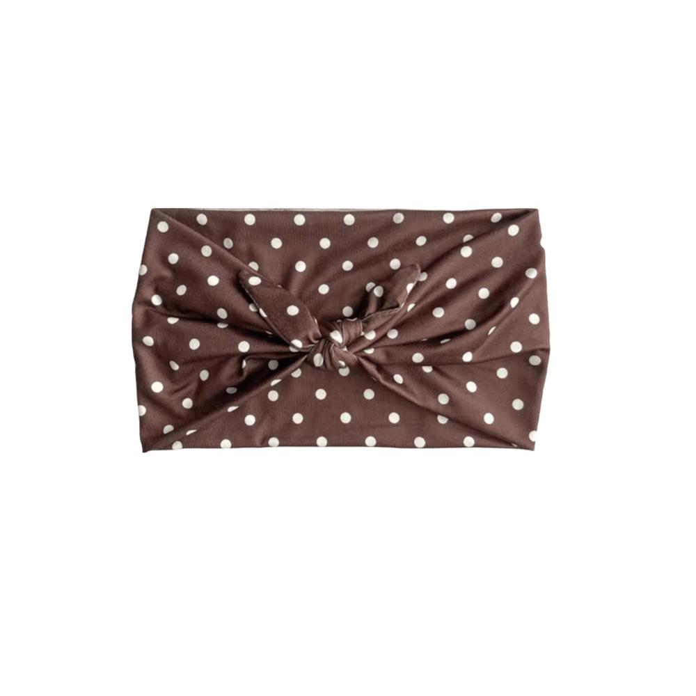 Polka Dot Women Wide Headwraps Large Non Slip Hairband Hair Accessories Bow Headbands  Sports