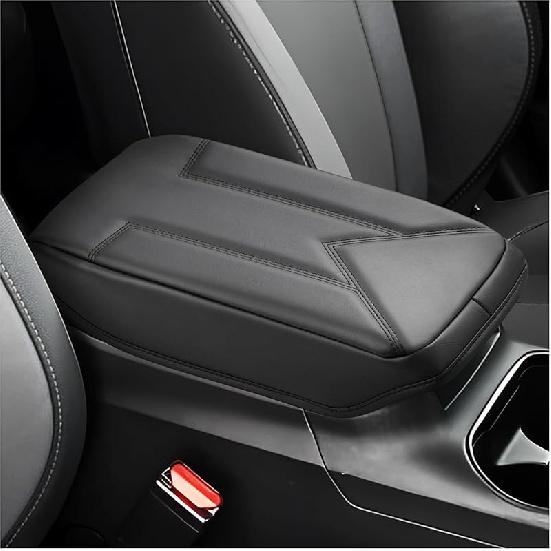 FIILINES Center Console Cover For Chevrolet Chevy Colorado/GMC Canyon 2015-, With Hidden PocketsArmrest Cover Pad Cushion Protector Colorado/Canyon