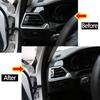 For BMW 3 Series G20 Silver Dashboard Side Air Vent Outlet Cover Trim -