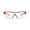 RUDYPROJECT Sportsonnenbrille für Straße und TRALYX Piyombo Mattes Gestell mit Impact X2 Photochromen Roten Gläsern Radfahren, Bike, Triathlon, Laufen,