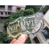 1pcs car sticker VIP MOTORS logo metal nickel  decal Reflective emblem Door Window Body Auto Decor DIY Car styling super sticker