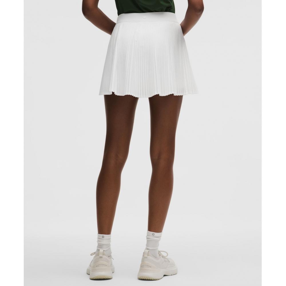 Lululemon Repleat High Rise Pleated Tennis Skirt White