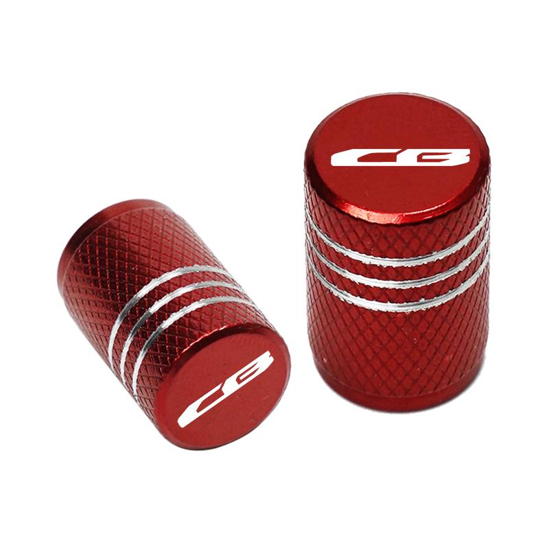 For Honda CB125R CB150R CB190R CB250R CB300R CB400 CB500X CB500R CB650F CB1100 Motorcycle Tire Valve Air Port Stem Cover Caps ZOPJT1