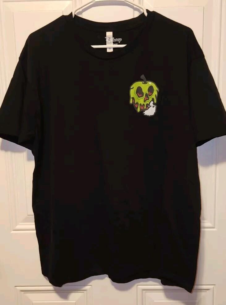 Mens Snow White Evil Queen T Shirt XL Poison Apple Tee S