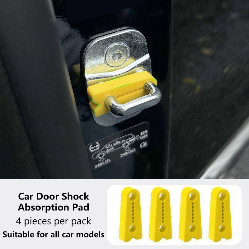 Car Door Shock-Absorbing Protection Pad Door Lock Protection Cover Car Shock-Absorbing and Soundproofing Buffer Pad Universal