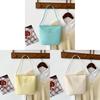 Water Bucket Bag For Women With Embroidery Nylon Casual Small Crossbody Purse For Daily Use