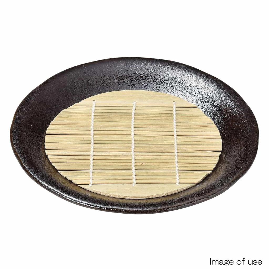 Santo Bamboo Slatted Blinds for Noodle Set of Natural for and Zaru Soba for Home and Commercial Product Number 18004 Dishes, Approx. 16.5cm Diameter,