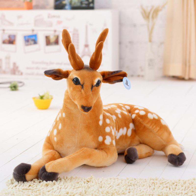 

Reindeer Giant Deer Plush Toy Lifelike Toys Stuffed Doll Christmas Gift Deer 30cm/11.81in