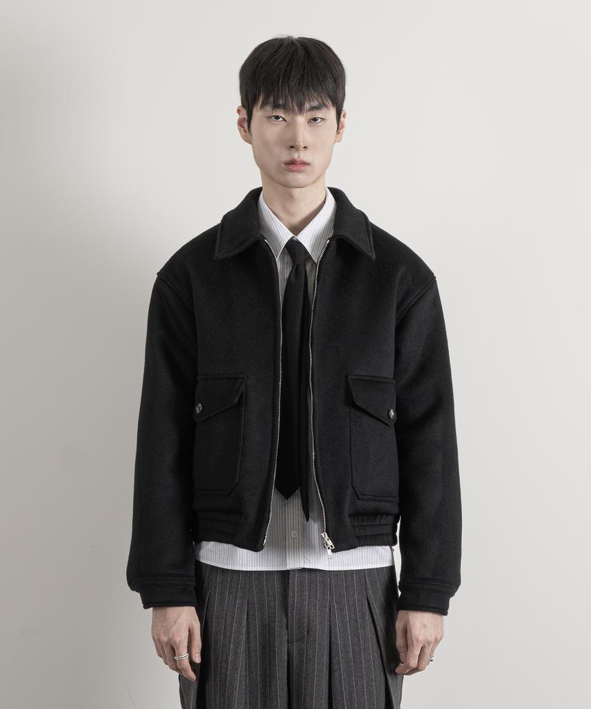 Euler Heavy Wool A-2 Padded Blouson Jacket
