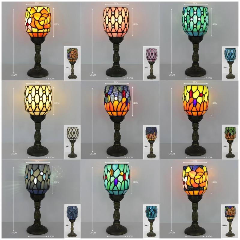 EU /AU /UK /US Plug Mini Retro European-style Bedside Table Lamp for Bedroom Dining Room Study Bar and Coffee Shop