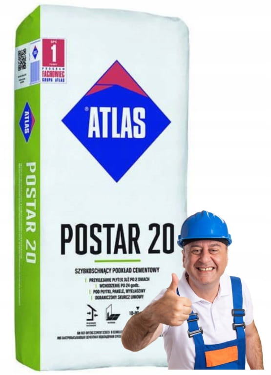 Super Merchant Atlas Postar 20 Sneldrogende Cement Primer 25 Kg