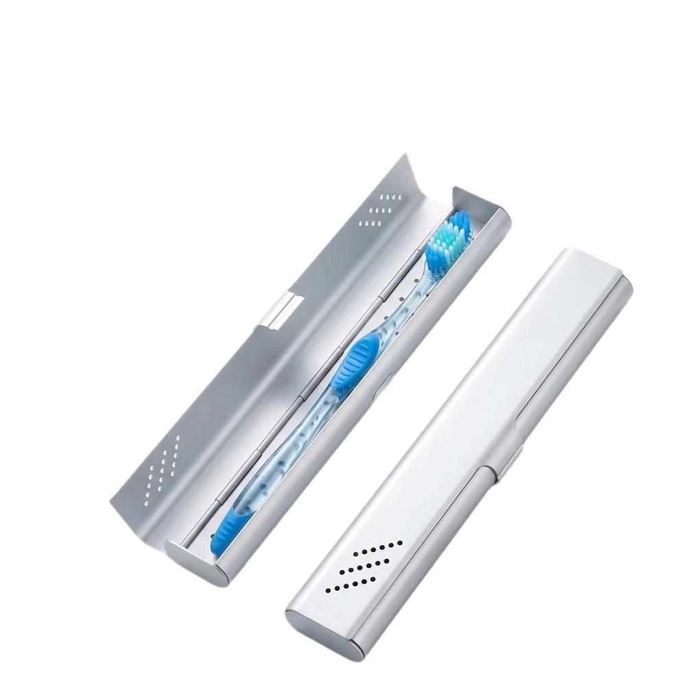 Aluminum Material Aluminum Toothbrush Case Portable Toothbrush Case Daily Carry
