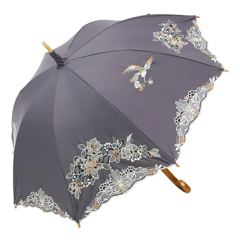 

[Шинуазри Модерн] Зонтик актриса зонтик премиум Цветы и птицы ришелье вышивка длинный зонтик короткий складной зонтик магазин канал Полностью