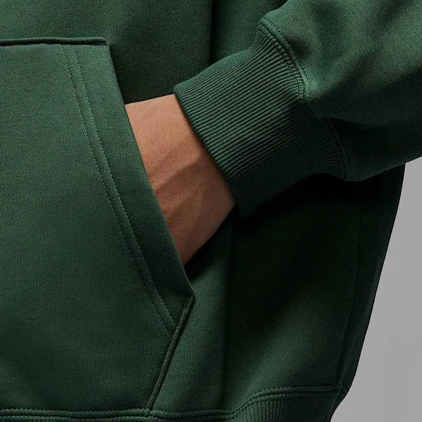 Jordan Brooklyn Fleece Oversized Smooth Soft Loose Comfortable Fleece Hoodie Men Hoodies Fir-Green Sail IB7232-323