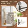 Suction Cup Kitchen Clothes Rack, Window Sill Rack, Multi-pole Rotating Rack, Storage Rack, Wall-mounted Towel Rack